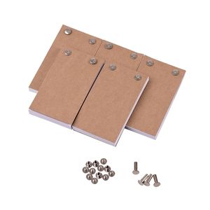 Notepads Blank Flip Book Kit with 300Sheets Animation Paper Flipbook Binding Screws for LED Tracing Light Pad Drawing Sketching Animation 220914