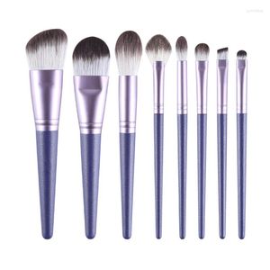 Makeup Brushes Zoreya Purple Set paupi res Fondations paupi res Blush Foundation Powder Professional Lip Women Cosmetic Tools MAQUAGE