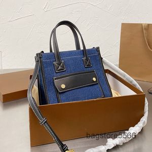 Borse Borsa da sera tote da donna di qualità Borsa da shopping a tracolla in tela di moda Borsa da spalla da donna Borsa a tracolla lunga Tasca esterna multi tasca