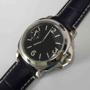 Högkvalitativ klocka lyxklockor Staal Bomax Marina Men Manual Winding 44mm Sports Straight Mineral Glass Lighting Hands M3 7RJK