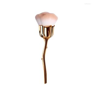Makeup Brushes Rose Flower Foundation Extra Large Face Powder Blusher Cosmetic Tool Nail Art Dust Remover For Daily