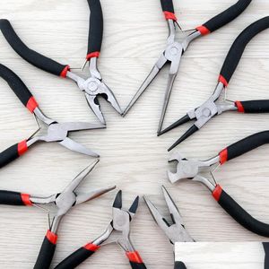 Zangen, Mini-Drahtzangen, DIY-Handwerk, Frühlingsnadel, Flachzange, Schneiden von Schmuckwerkzeugen, Ausrüstung, passend für Perlenarbeiten, Reparatur, 4Jp, H1, Tropfen D, Dhh91