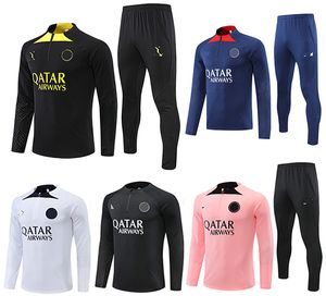 22 Paris Soccer Men s Tracks Contules Logo Embroderie Saint Germain Soccer Training Clothing Outdoor Jogging