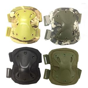 Joelheiras infantis crianças exército tático kneepad patinamento protetor de scooter pilota