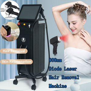 Powerful 808 Diode Laser Skin Rejuvenation Machine Freezing Point Depilation Device Permanent Hair Removal Equipment