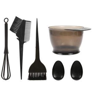 Hair Dyeing Tools 5-Piece Set Coloring Mixing Brush Bowl Comb Treatment Salon Hairdressing Supplies Wholesale