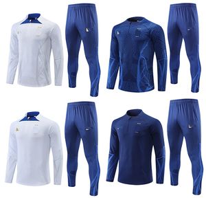 22-23 France Men's Tracksuits badge embroidery Leisure sports suit clothing outdoor Sports training shirt