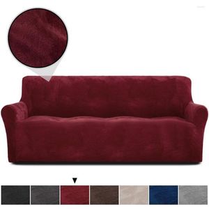 Chair Covers Flannel Slipcover Plush Stretch Sofa Cover Universal Sectional Couch For Living Room Loveseat Europe Soft Warm