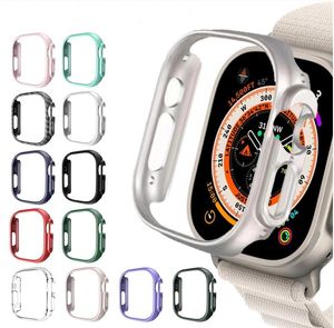 Per Apple Watch Ultra Custodie 49mm 41mm 45mm 8pro S8 Custodia rigida per PC all-inclusive Cover Iwatch Serise 8 Smart Accessorie