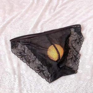 Underpants seksowne męskie majtki koronkowe siatka ultra cienkie majtki w rozmiarze wybrzuszenia torebka bikini krótka bezszwowa bieliznę