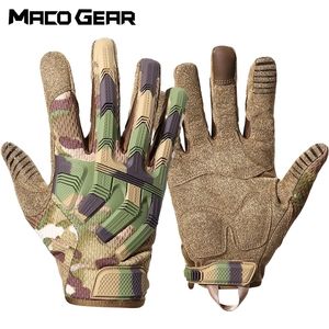 Five Fingers Gloves Touch Screen Tactical Cycling Training Climbing Bicycle Riding Fitness Hunting Hiking Outdoor Work Full Finger Glove Men 220916