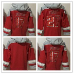 2022 Team Baseball Pullover Hoodie Trout Ohtani Fans Tops Size S-XXXL Red Color