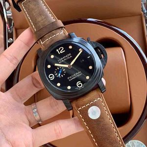 Designer Watch Luxury Watches For Mens Mechanical Wristwatch Special Edition Series Carbon Fiber Designerpaner QHA1