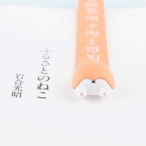 Pezzo Cartoon Marker Cute Animal Bookmark Fianchi Materiale in PVC Divertente cancelleria per studenti