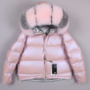 Женщины Down Parkas Maomaokong Winter Real Fur Collar White Dup Down Padded Jacket Регулярная мода теплое большое количество женщин 220915