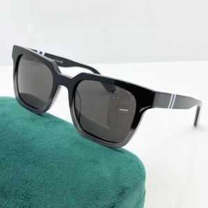 Neue Gradient Shades Sonnenbrille für Frau Schwarzblau Acetat Quadrat UV400 Clear Linsen anpassbare Rezeptoptik Luxusbrille Herren Designer Sonnenbrille Sonnenbrille