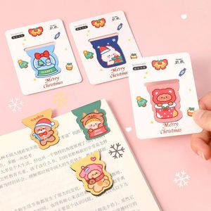 Söt brevpapper magnetiska bokmärken papelera kawaii japones magnet bokmärke för böcker barn marcapaginas de libros