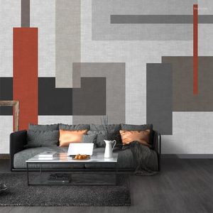Wallpapers Custom D Mural Modern Light Luxury Geometric Vertical Stripes Po Wallpaper Bedroom Living Room TV Backdrop Wall Painting Art