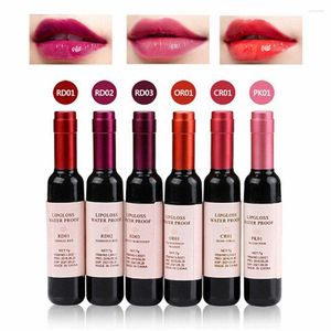 Lip Gloss 1PC Long-Lasting Waterproof Wine Bottle Liquid Lipstick Matte Stain Moisturizing Glaze Women Makeup Tools