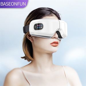 Eye Massager 16D Airbag Eye Massager Electric Massage Instrument With Heat Vibration Bluetooth Music For Relax Reduce Strain Improve Sleep 220916