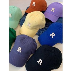 Ball Cap P Mektup Desen Nakış Sıradan Açık Hava Şapkası Unisex