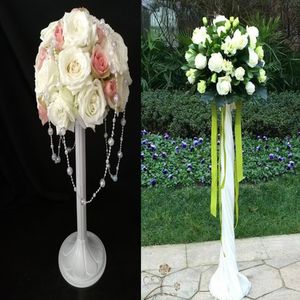 10PCS Ekspretacja imprezowa Biała rzymska kolumna 50 cm Wysoka plastikowa filar stojak na kwiatowy na ślub Baby Shower Site.