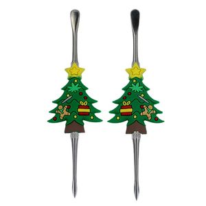 Smoking Accessories christmas trees metal clip hookah cigarette stainless steel pipes dab tool dabbers christmas gifts