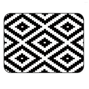 Mattor charmhome mjuk anti-halk matta svart vit enkelhet av plan geometri matta för vardagsrum sovrum mattan heminredning