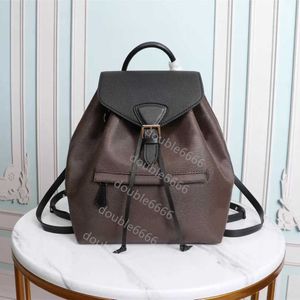 Floral Leather Backpack - Designer Casual Shoulder Bag for Men & Women, Classic Outdoor Handbag for Party, School M45205