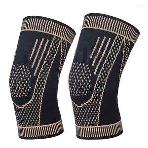 Diz Pedler 1 PC Erkek Kadın Naylon Elastik Koruyucu Brace Destek Sıkıştırma Kılıfları Bisiklet Basketbol Kneepads