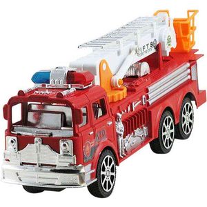 Diecast Arabalar Motor Ataletçi Çocuk Oyuncak Arabası Büyük Atalet Simülasyon İtfaiye Kremi Merdiveni Model 0915