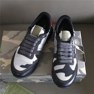 Classic Camouflage Shoes Summer Mesh Splicing Colorful Casual Shoes Low Top Low Heel Running Shoe