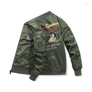 Men's Jackets Men's QSuper 2022 Casual Tank Embroidery Pilot Jacket Men Windbreaker Autumn&Spring Classic Bomber Clothing