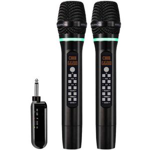 Mikrofony Profesjonalne mikrofon UHF bezprzewodowy ręczny Bluetooth Karaoke Mikrofon Studio nagrani