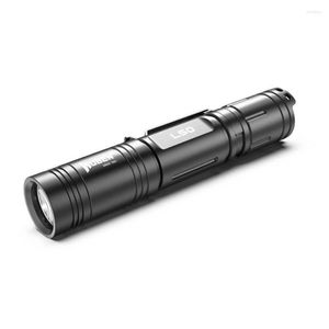 الإضاءة Wuben L50 LED 1200 Lumen USB Torch Torch Torch 18650 Battery Lights IP68 Portable Camp Lantern