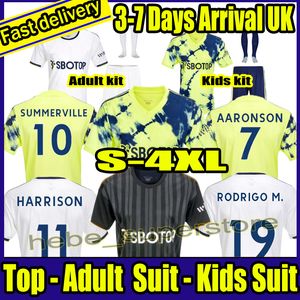 S xl Koszulki piłkarskie Leeds Roberts Aaronson Harrison Hernandez Rodrigo Costa Bamford Alioski Clarke Football Shirt Unites Minforms Men Kids K