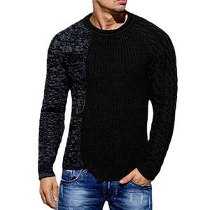 Mężczyzn Swatery Zimowa Załoga Swoy Swweaters Long Rleeve koszule uliczne odzież Modna odzież Chunky Knit Trendy 220916