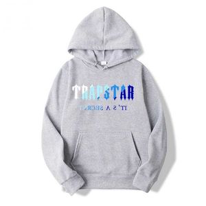 Trapstar Tracksuit Brand Printed Sportswear Men's 18 Colors Warm Two-piece Suit Kawasaki Luna Hooded Sweater