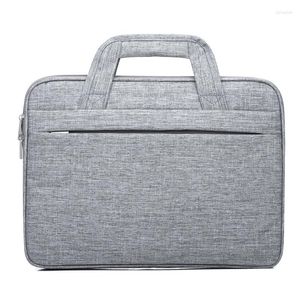 Briefcases Simple Briefcase Multifunction Waterproof Travel Business Notebook Laptop Sleeve Case Bag Luxury Computer Bags For Men