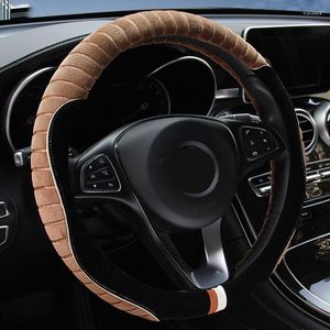 Steering Wheel Covers Winter Cover 1pc Accessories Car Plush Anti-Skid Comfortable Interior