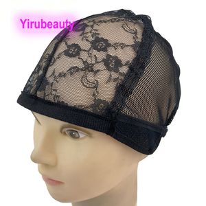 Elastisches Haar Net Spitze Kopfdecke Per￼cke Accessoires Netzkappe Gro￟handel einstellbare h￤usliche kleine Blumenkappen 10pieces/Los