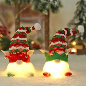 Christmas Gnomes with Light Cartoon Light Up Elf Xmas New Year Holiday Table Decoration