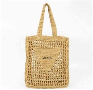 Bolsa de designer Moda Raffias Bolsas de ombro de palha Bolsa de luxo Mulheres grandes ICARE Classic Beach Tote 3 Cor de luxo de alta qualidade couro genuíno com letra de metal