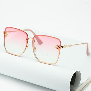 Güneş gözlüğü tasarımcısı kadın moda arı unisex bisiklet sürüş gözlükleri gözlük erkek kadın gözlükleri UV400