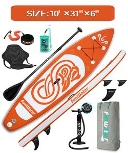 FUNWATER NO VAT SURFBOARD PADEL STAND UP PADDLE BOARDインフレータブル335 cm Sup Paddleboard CA UK US Warehouse Tabla Surf Paddel Water Sports Supboard 11