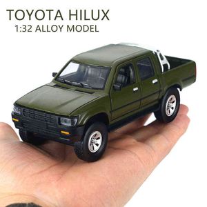 Diecast s 1 32 ota Hilux Pickup Alloy Diecasts Car Metal Collection Off-road Vehicles Model Kids Toy Gift 0915