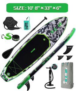 FUNWATER NO VAT SURFBOARD PADEL STAND UP PADDLE BOARDインフレータブル335 cm SUPパドルボードCA UK US WAREHOUSE TABLA SURF PADDEL WASTOS SUPBOARD 31