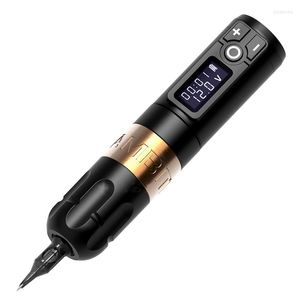 Tattoo Machine 2022 Soldier Wireless Battery Pen With Portable Power Brushless Motor Digital LED Display Equipment