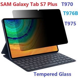 Samsung Galaxy Tab S8 Plus S8 Ultra S7 FE T970 X900 X806 X800 X700 TEMERED GLASS FILM PRIVACY ANTI PEEPINGのスクリーンプロテクター
