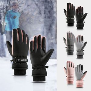 1PAIR GUASCHE SCIPA INVERNO TOULS SCHENCE CALDO addensato Snowboard impermeabile Donne uomini che liberono guanti per i guanti da esterno CPA4361 F0916